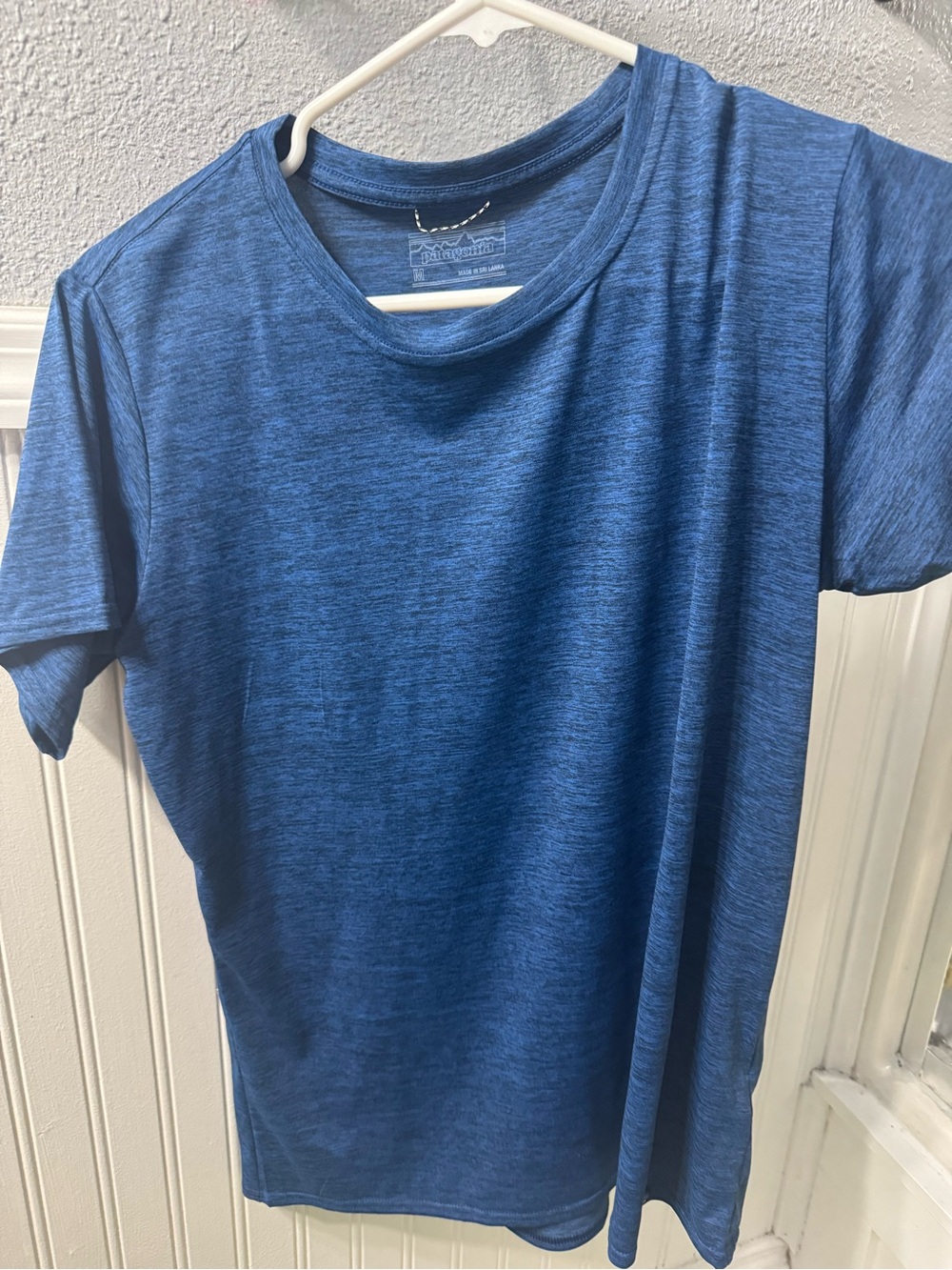 Patagonia Men's Heathered Royal Blue Short Sleeve Crew Tee